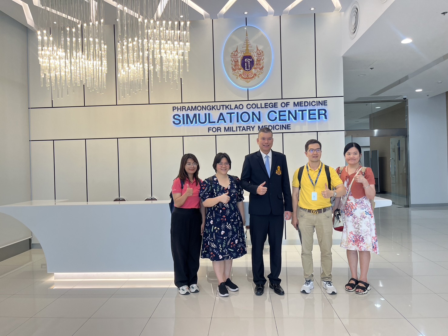 ศูนย์แพทยศาสตรศึกษาชั้นคลินิก โรงพยาบาลสวรรค์ประชารักษ์ ศึกษาดูงานศูนย์ Simulation Center ณ วิทยาลัยแพทยศาสตร์พระมงกุฎเกล้า